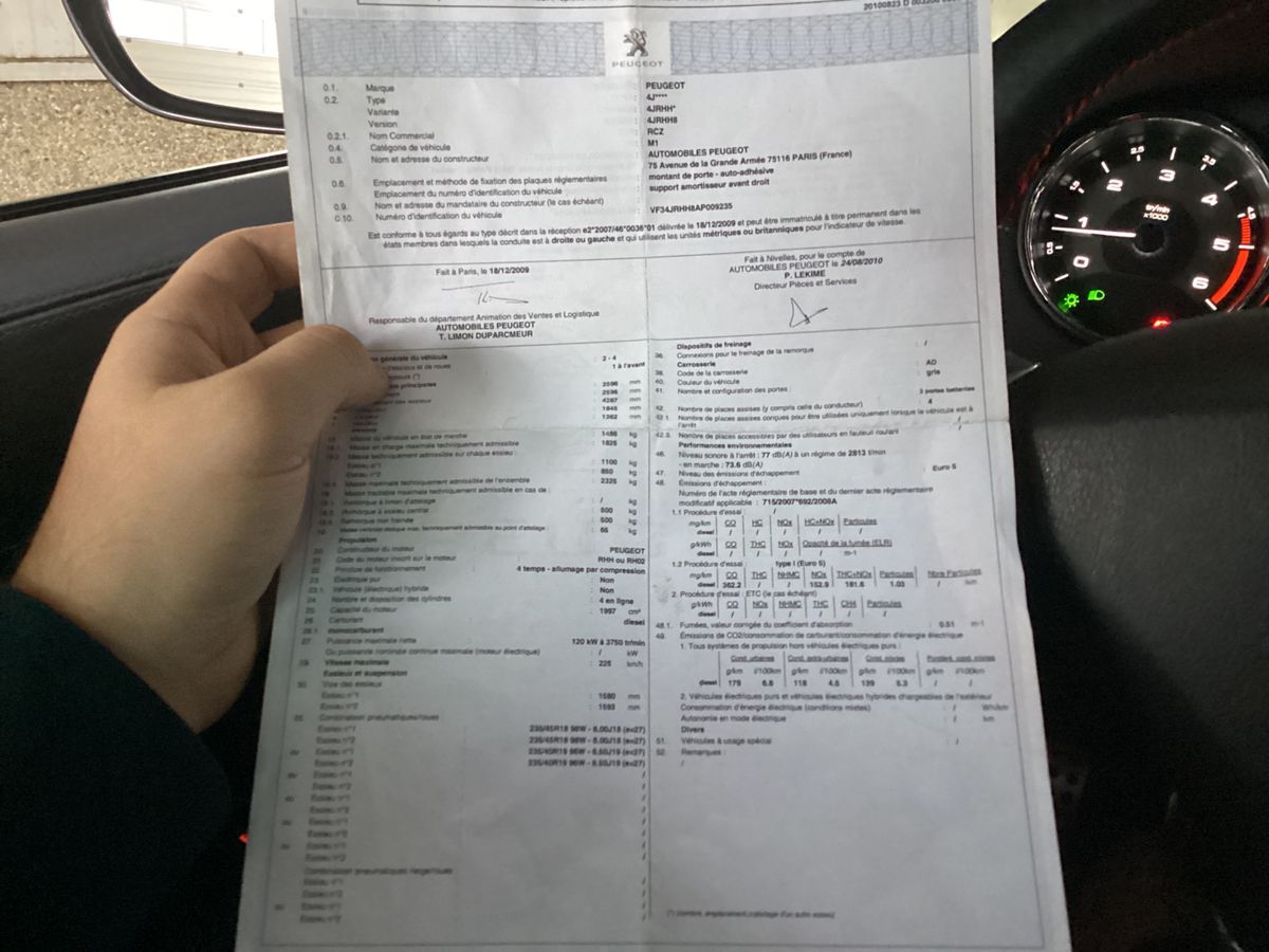 Peugeot RCZ d'occasion