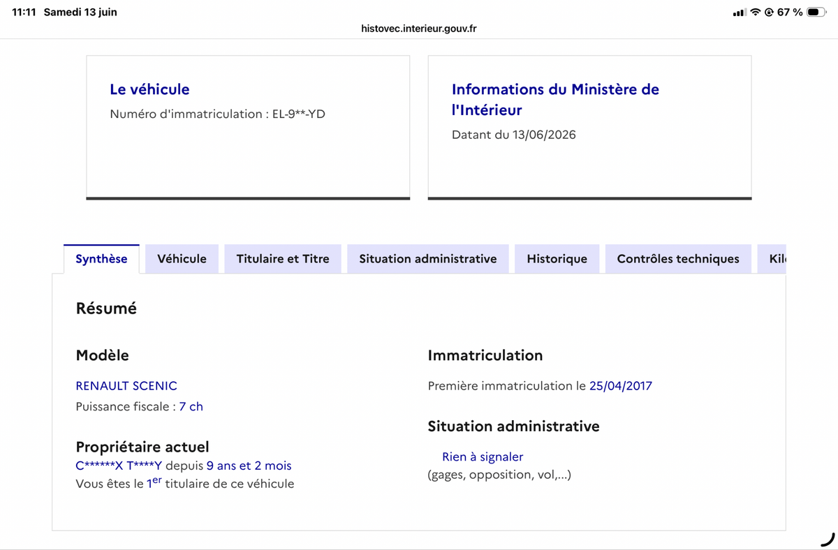 Renault Scenic d'occasion