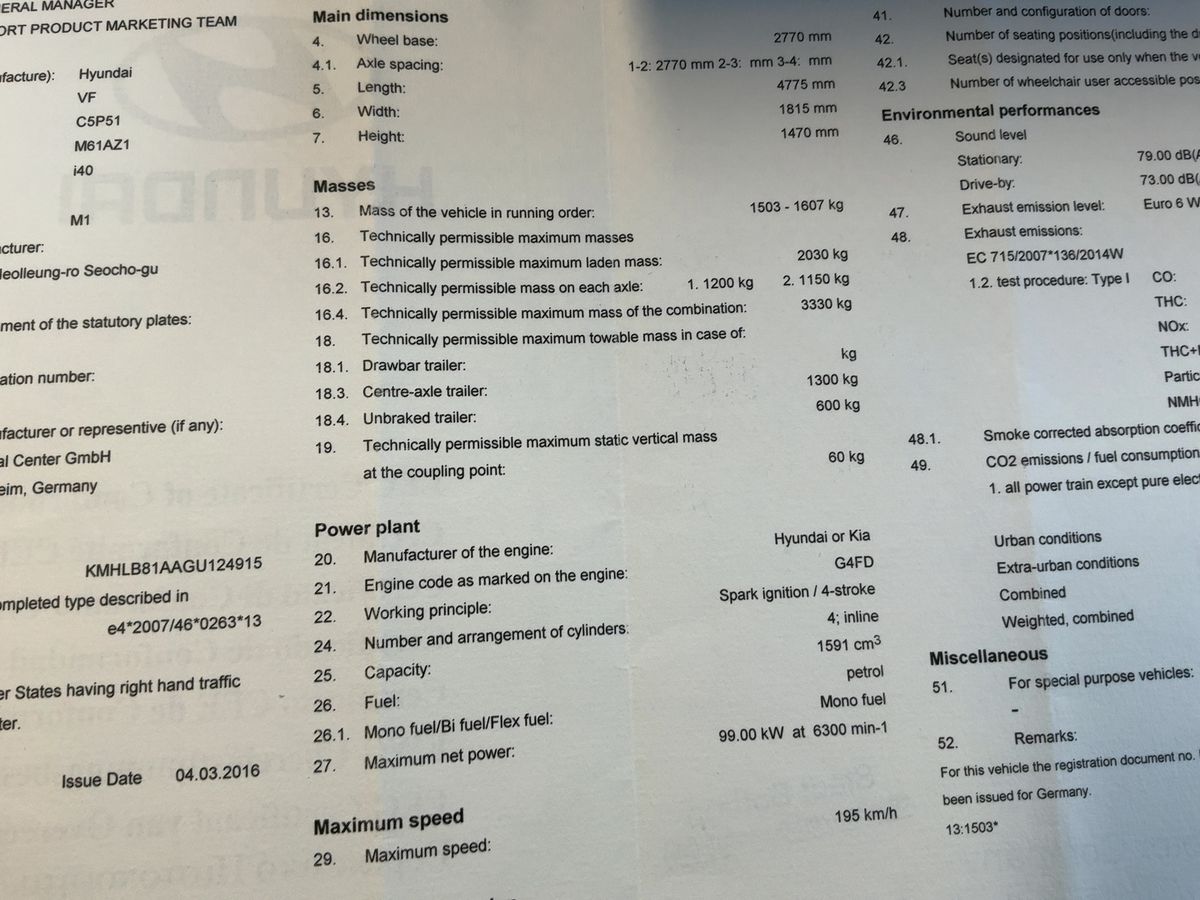 Hyundai i40 d'occasion