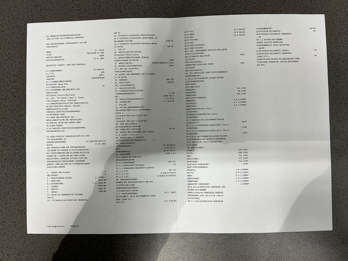 Mitsubishi Space d'occasion