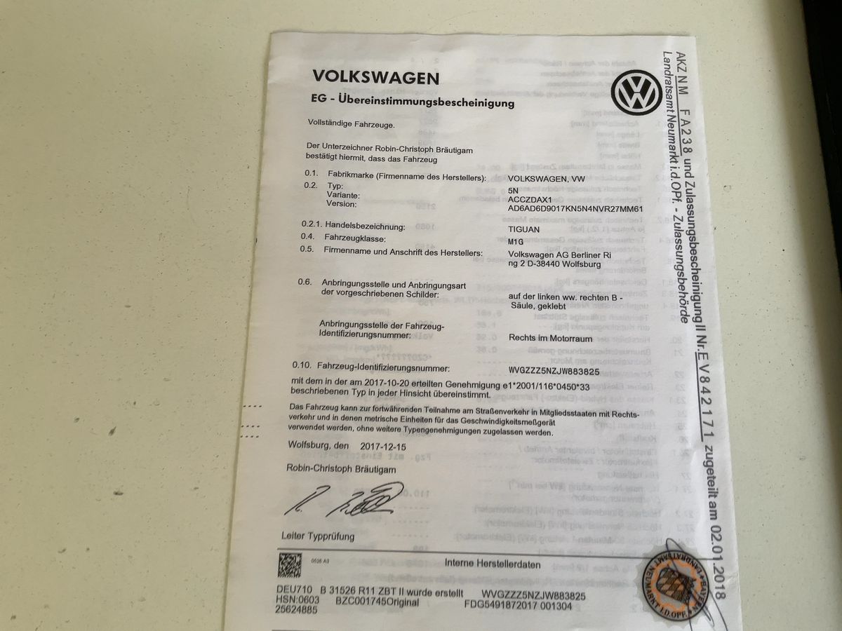 Volkswagen Tiguan d'occasion