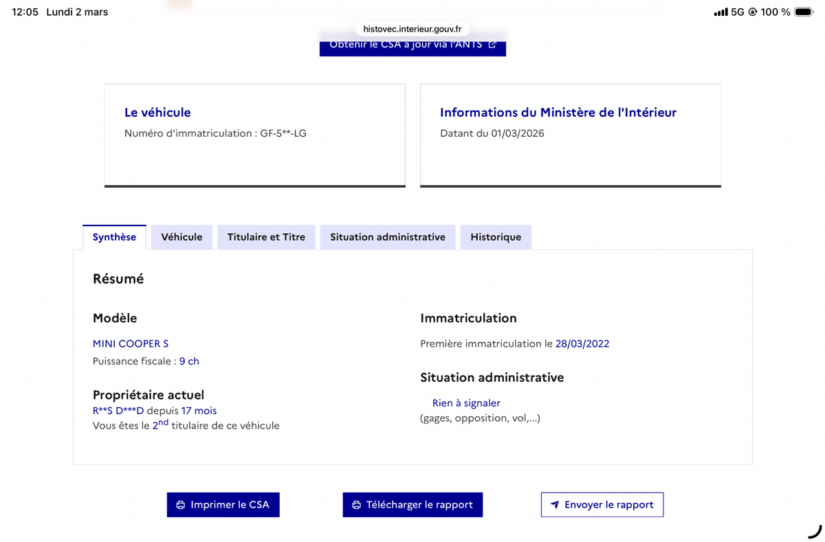 MINI Cooper d'occasion