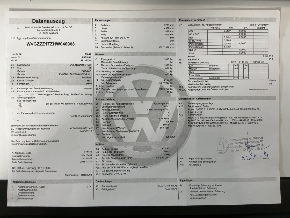 Volkswagen Touran d'occasion