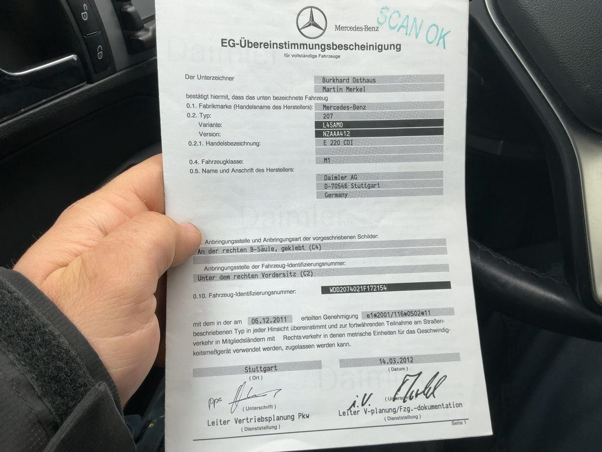 Mercedes-Benz E-Klasse d'occasion