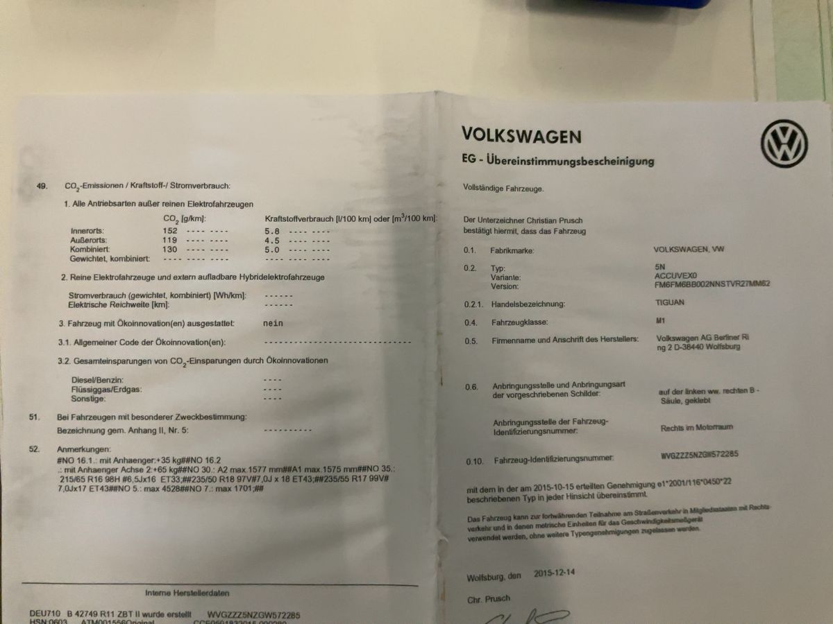 Volkswagen Tiguan d'occasion