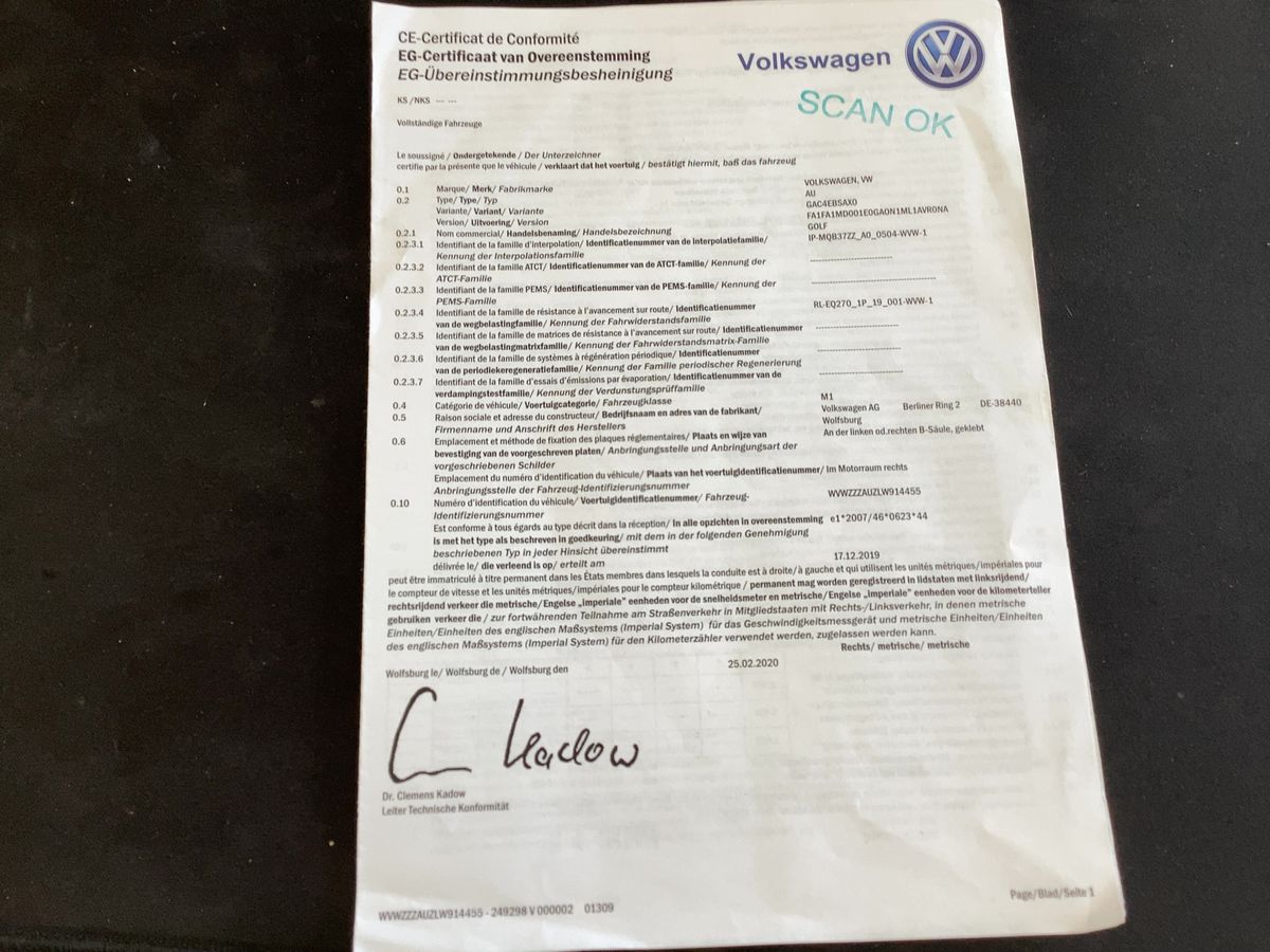 Volkswagen e-Golf d'occasion