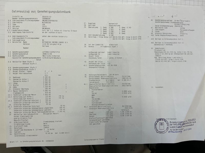 Mitsubishi Colt 1.1 ClearTec Inform — zdjęcie 6
