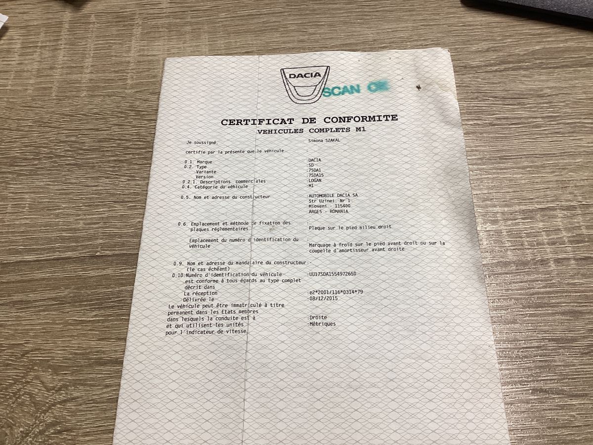 Dacia Logan d'occasion