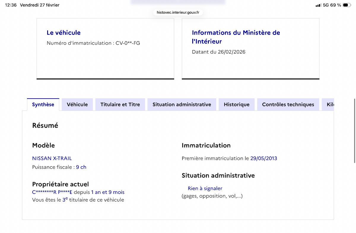 Nissan X-Trail d'occasion