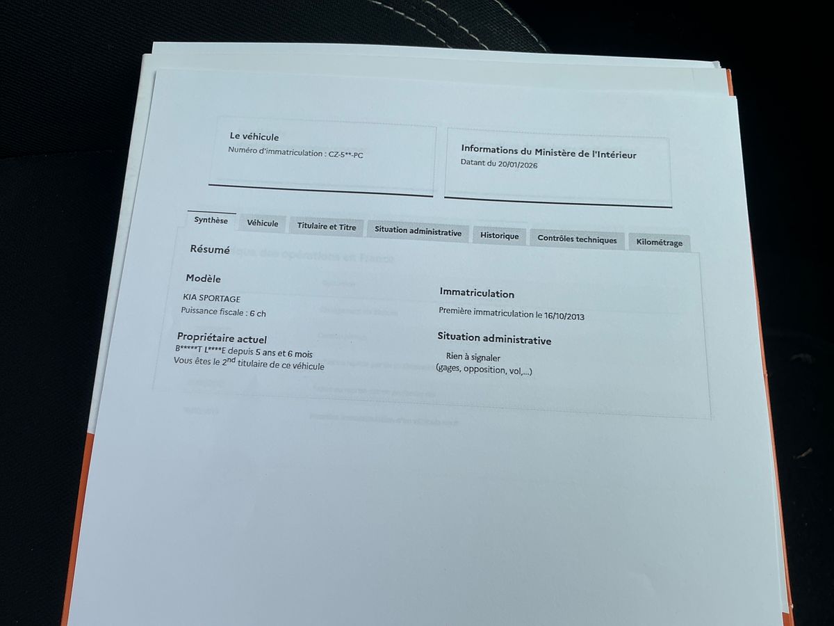 Kia Sportage d'occasion