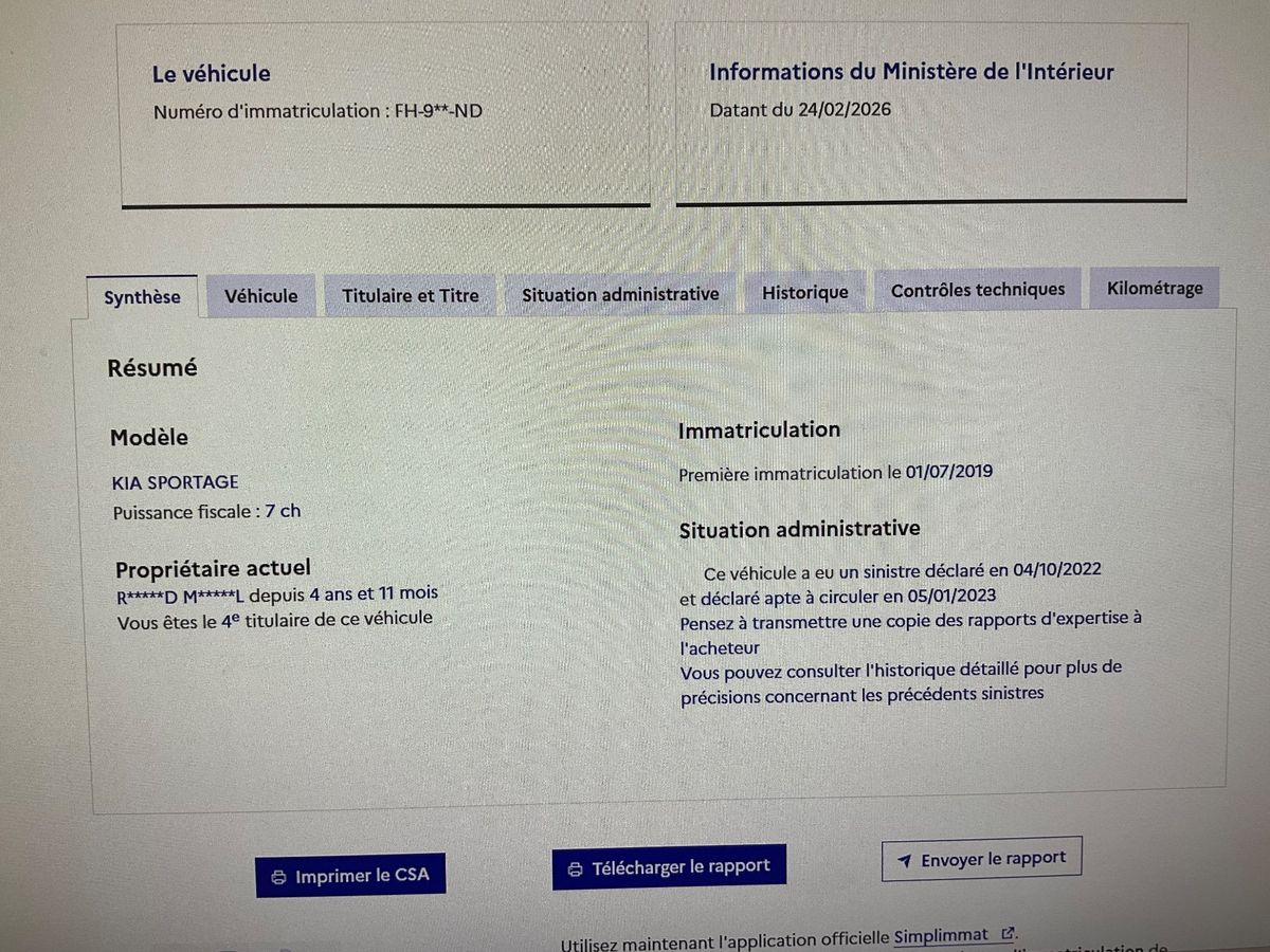 Kia Sportage d'occasion