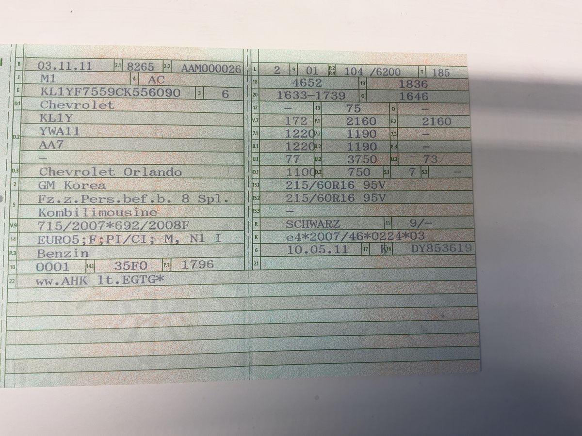 Chevrolet Orlando d'occasion