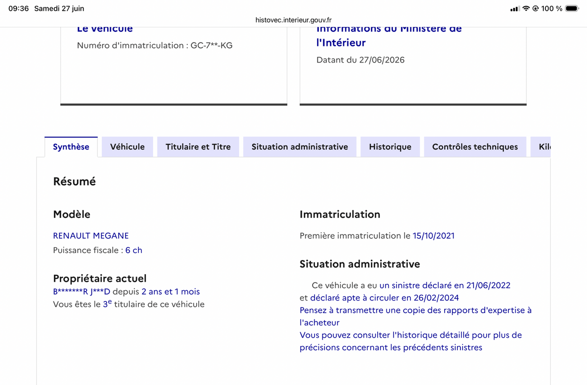 Renault Megane d'occasion