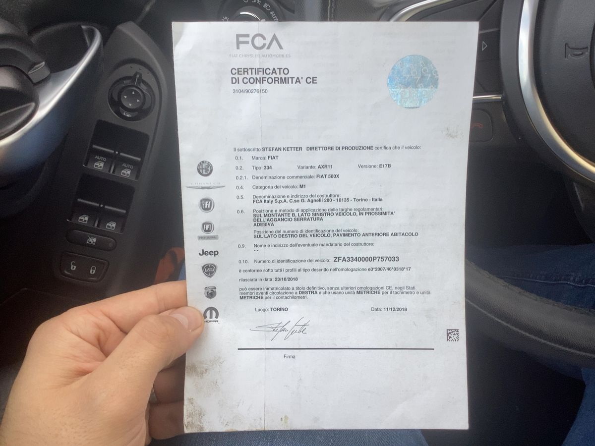 Fiat 500X 1.3 Turbo S-Design