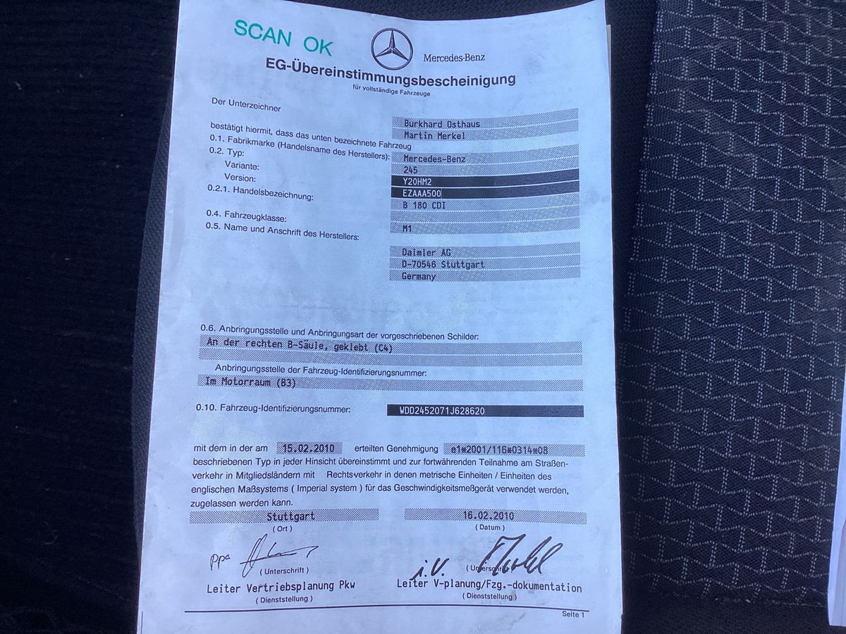 Mercedes-Benz B-Klasse d'occasion