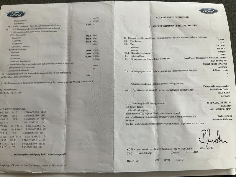 Ford Ranger 3.2 TDCi Doppelkabine 4x4 Wildtrak — zdjęcie 16