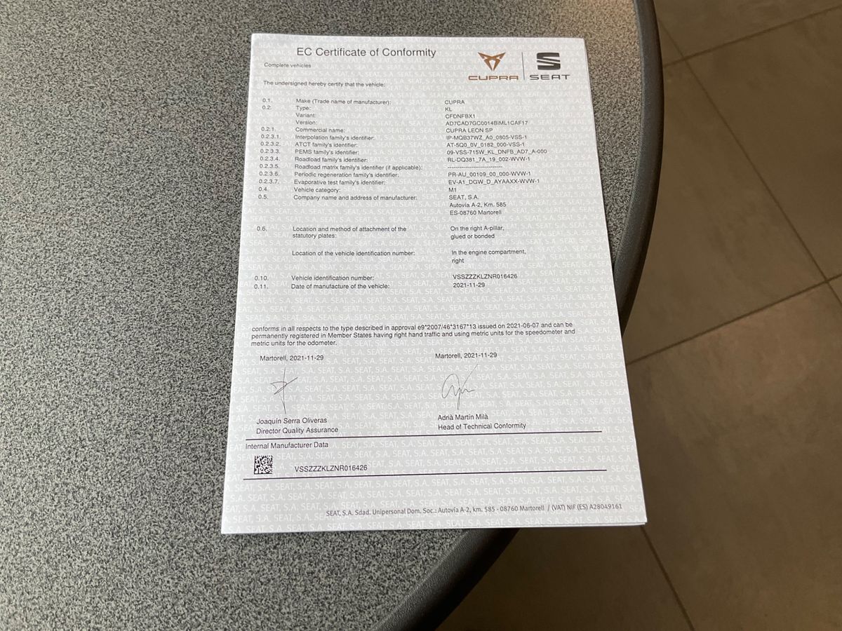 Cupra Leon d'occasion