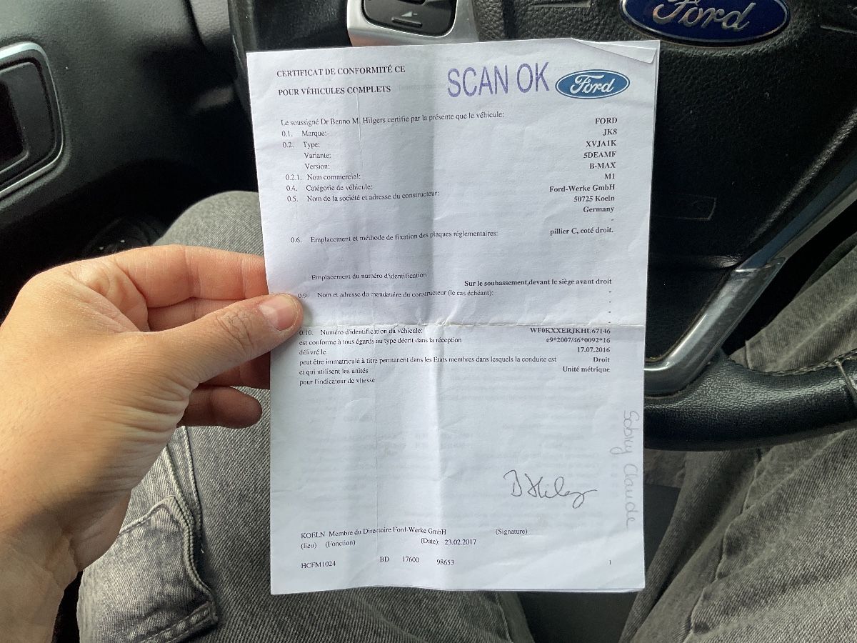 Ford B-Max d'occasion