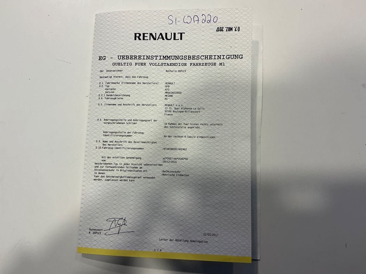 Renault Megane d'occasion