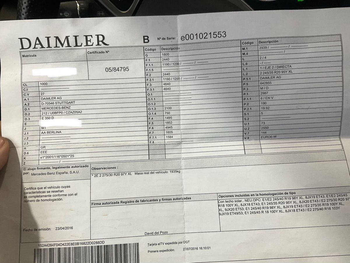 Mercedes-Benz E-Klasse d'occasion