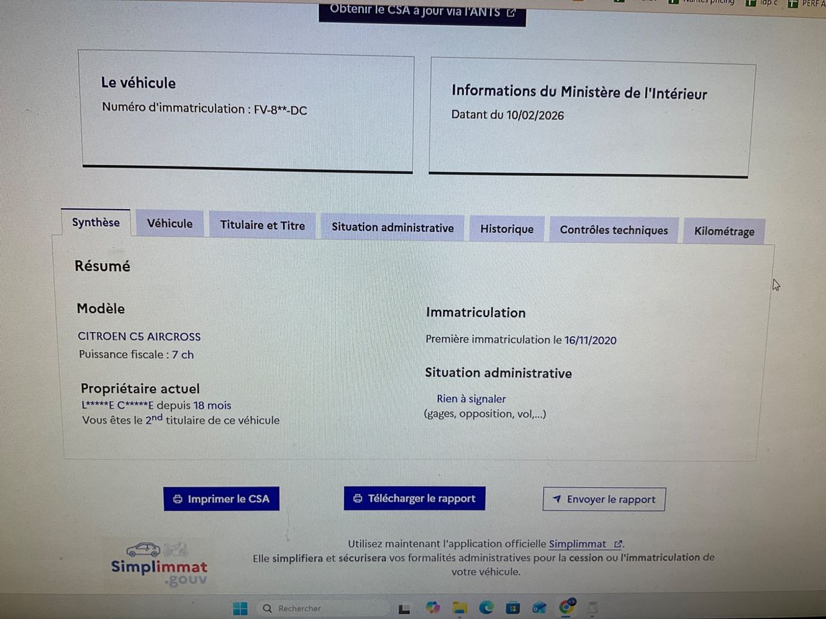 Citroen C5 d'occasion