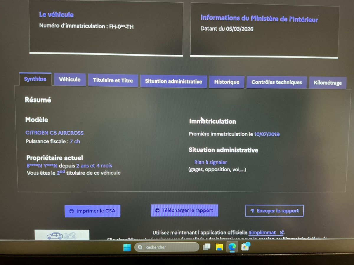 Citroen C5 d'occasion