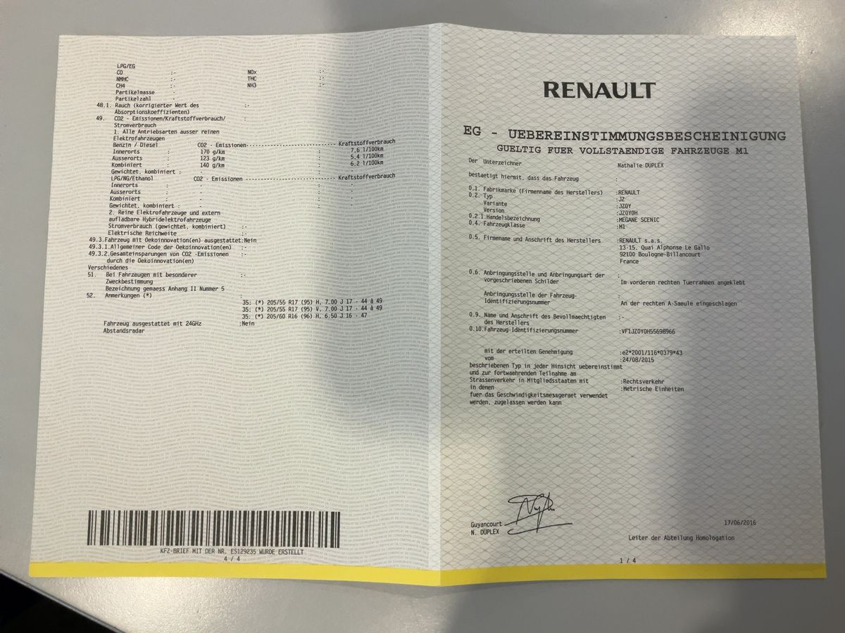 Renault Scenic d'occasion