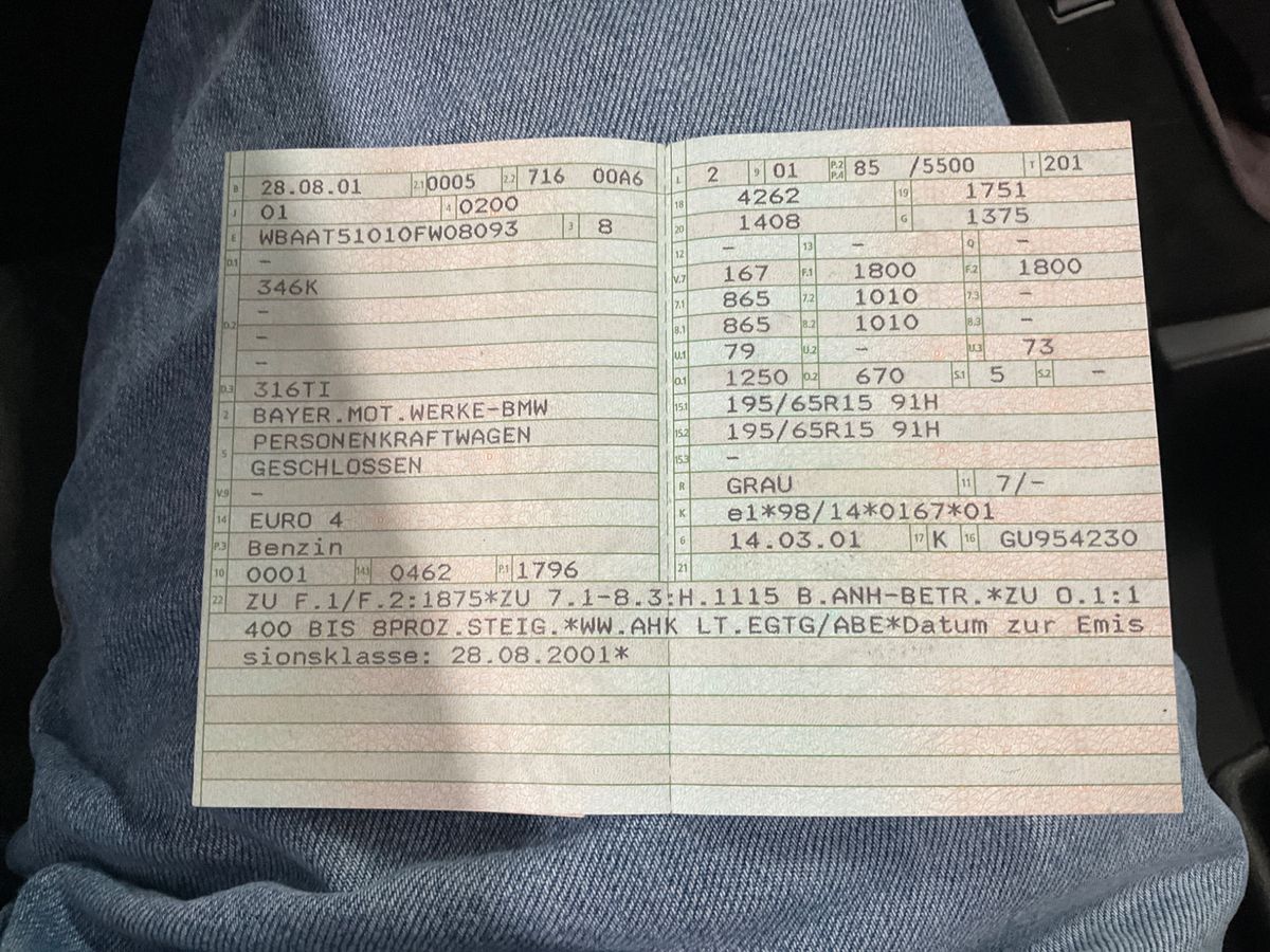 BMW 3er 316ti