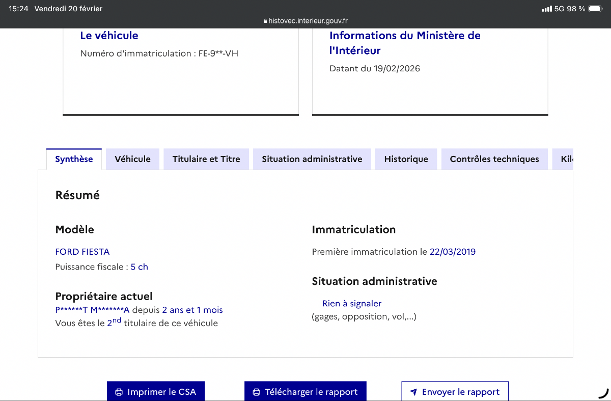 Ford Fiesta d'occasion