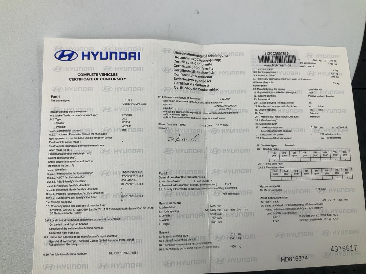 Hyundai i10 d'occasion