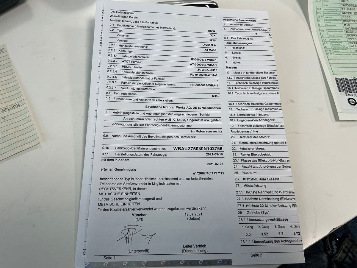 BMW X3 M40d Mild-Hybrid