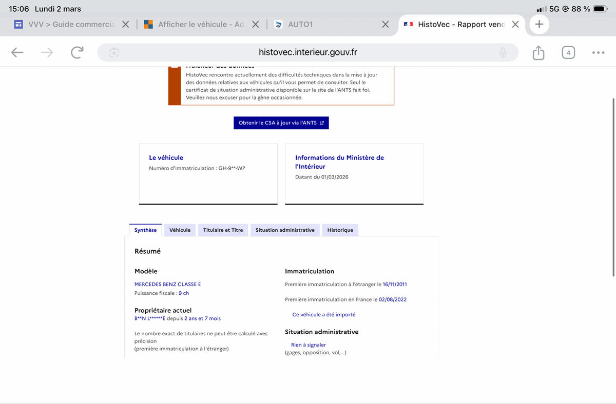 Mercedes-Benz E-Klasse d'occasion