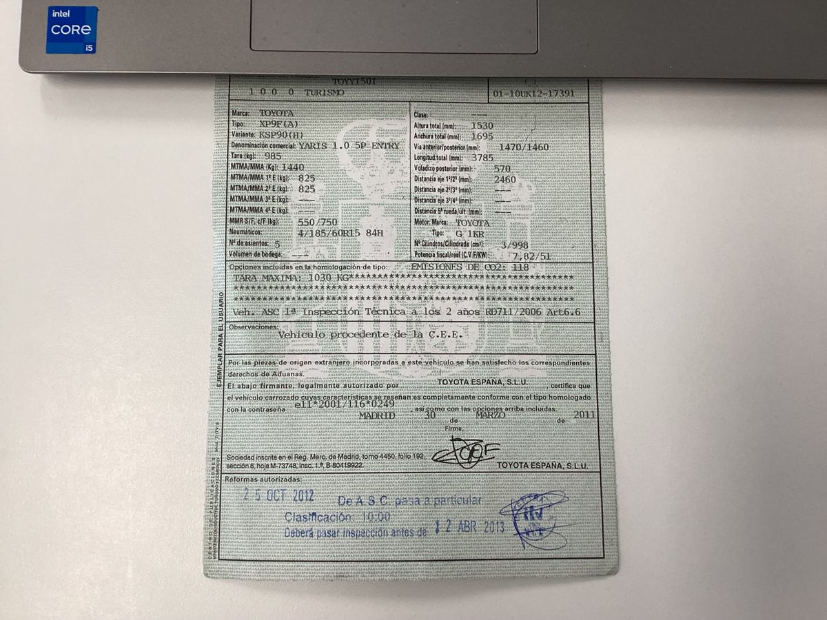 Toyota Yaris 1.0 VVT-i