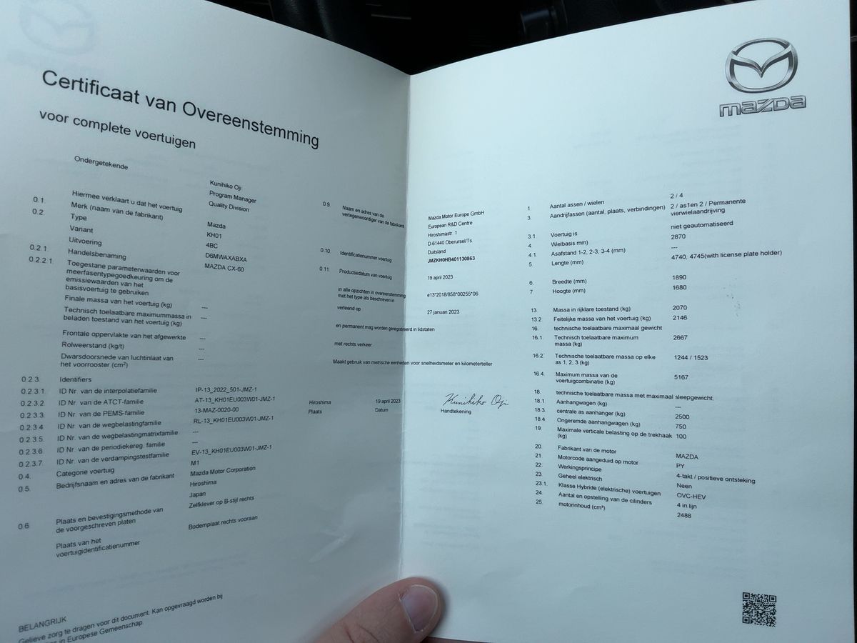 Mazda CX-60 d'occasion