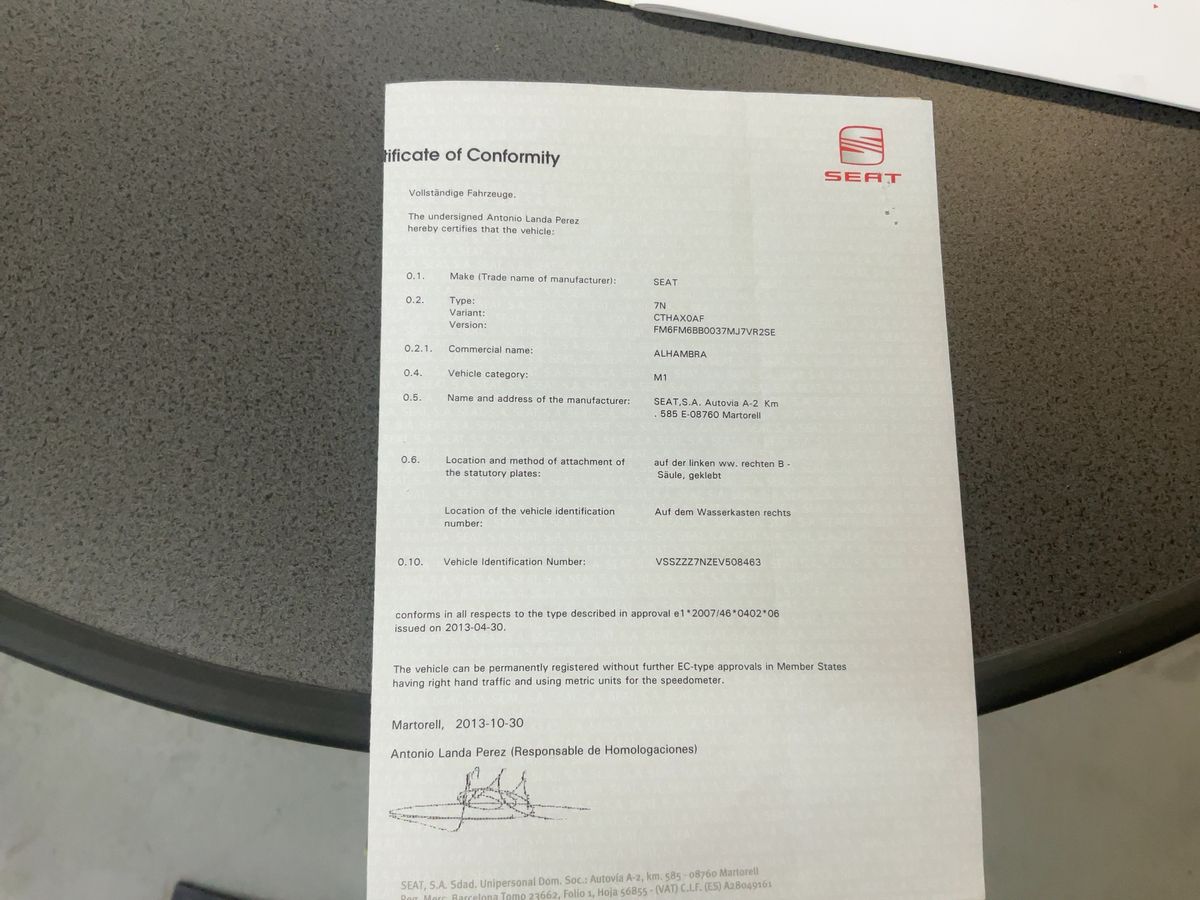 Seat Alhambra d'occasion