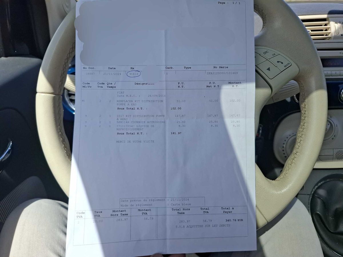 Fiat 500 d'occasion