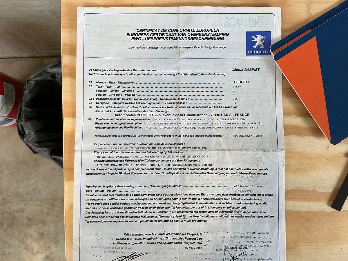 Peugeot 206 d'occasion