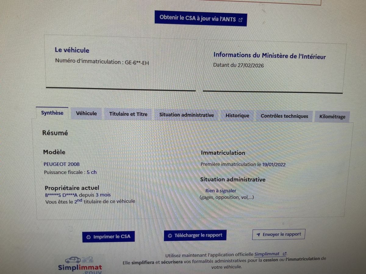 Peugeot 2008 d'occasion