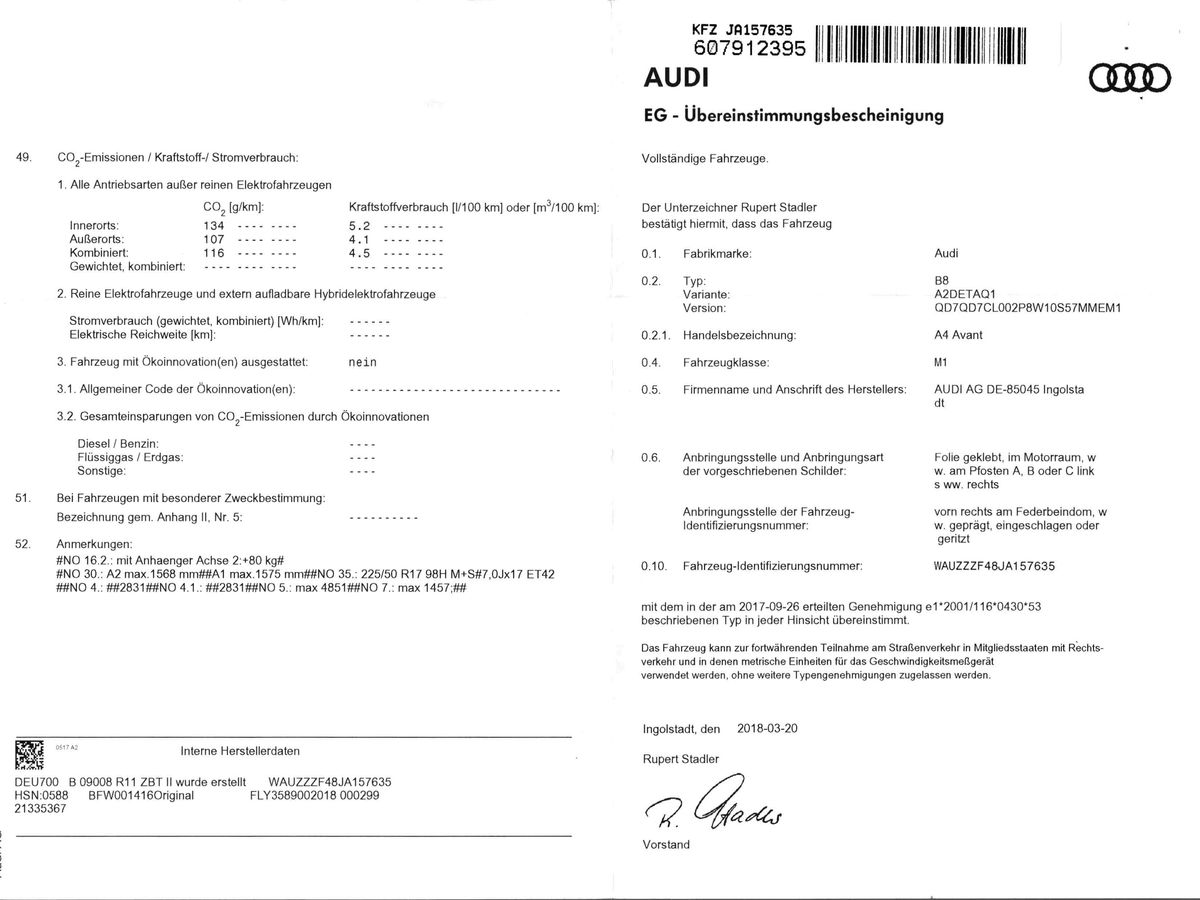 Audi A4 d'occasion