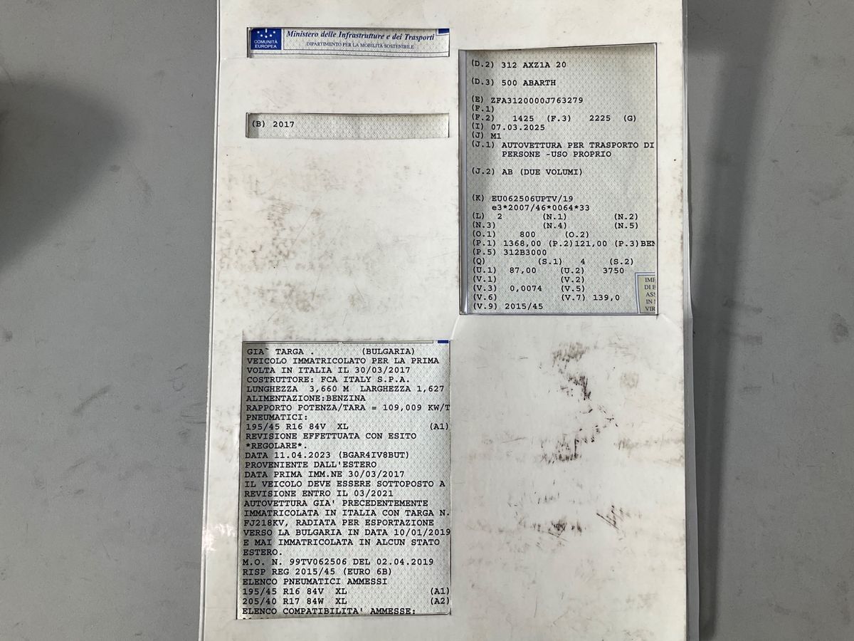 Abarth 595 d'occasion