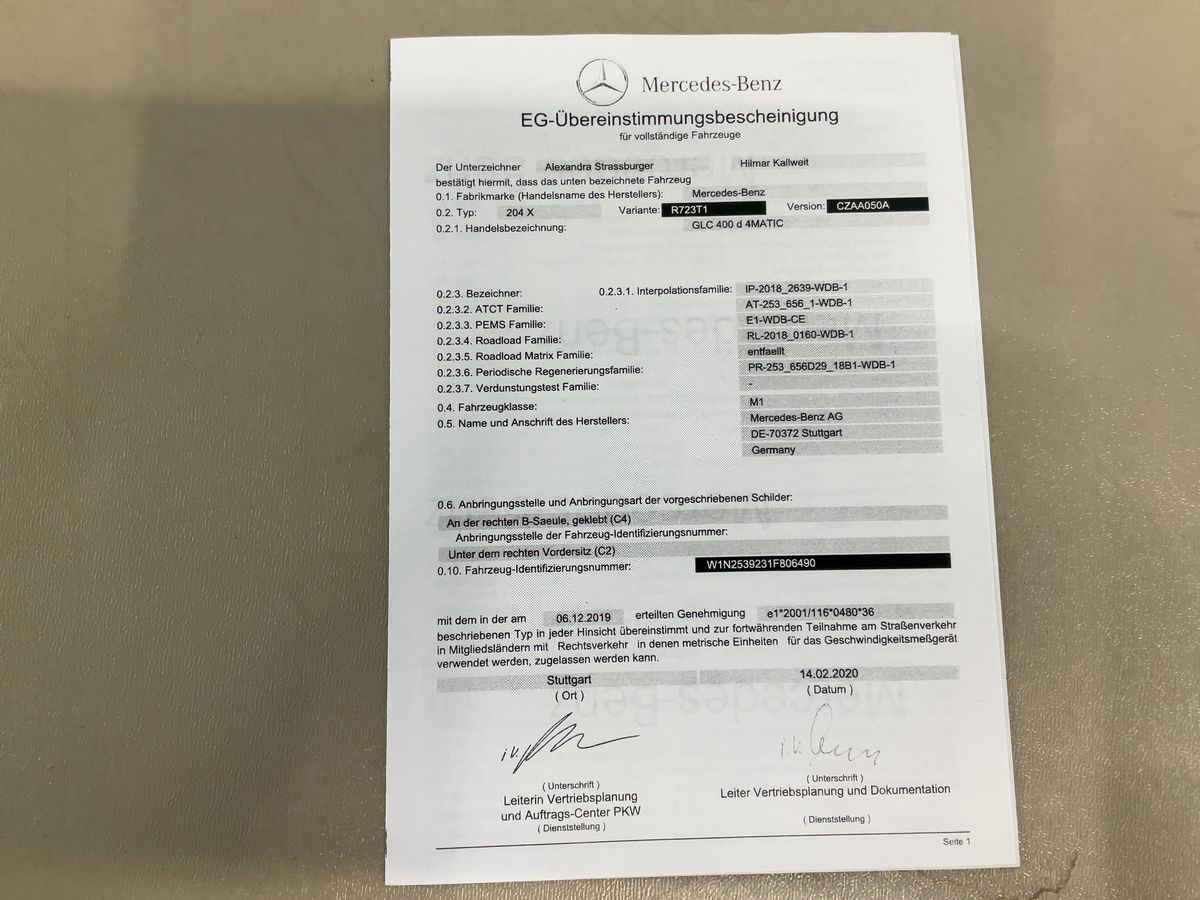 Mercedes-Benz GLC-Klasse d'occasion