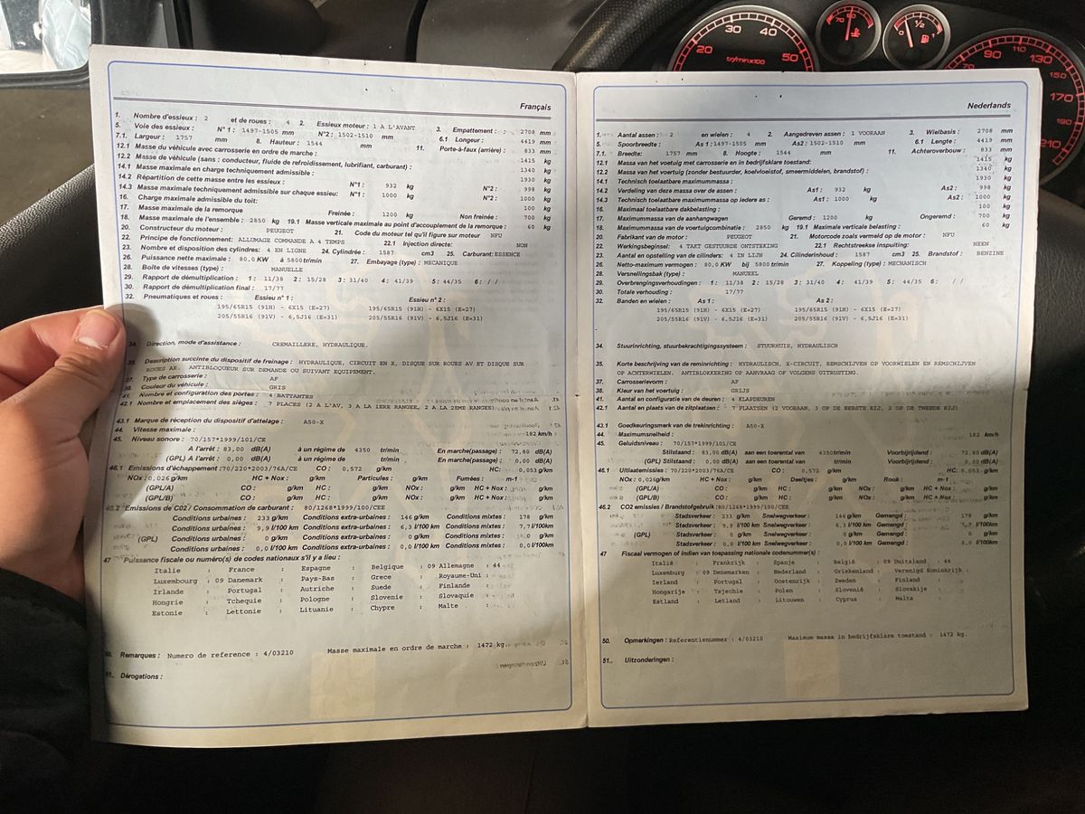Peugeot 307 1.6 SW