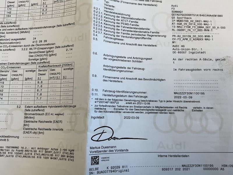 Audi Q3 Sportback 40 TFSI quattro S line — zdjęcie 16