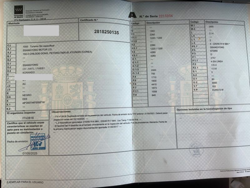 Ssangyong Korando 2.2 TD Limited 4x4 — zdjęcie 16
