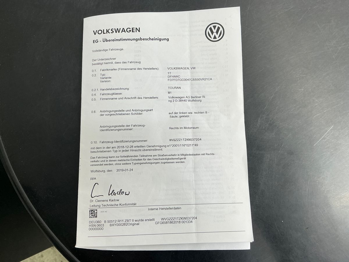 Volkswagen Touran d'occasion