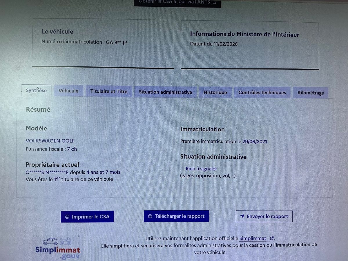 Volkswagen Golf d'occasion