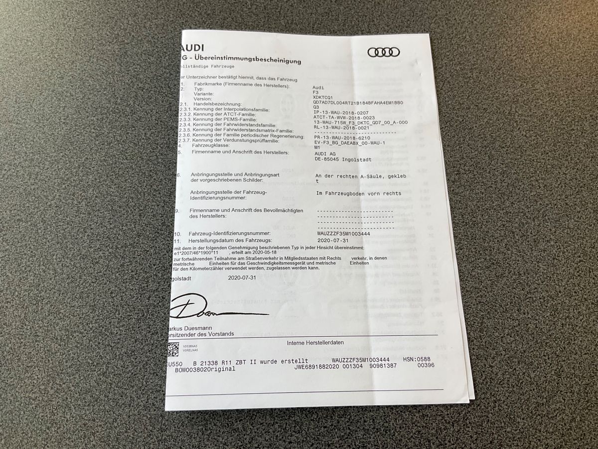 Audi Q3 40 TFSI quattro S Line