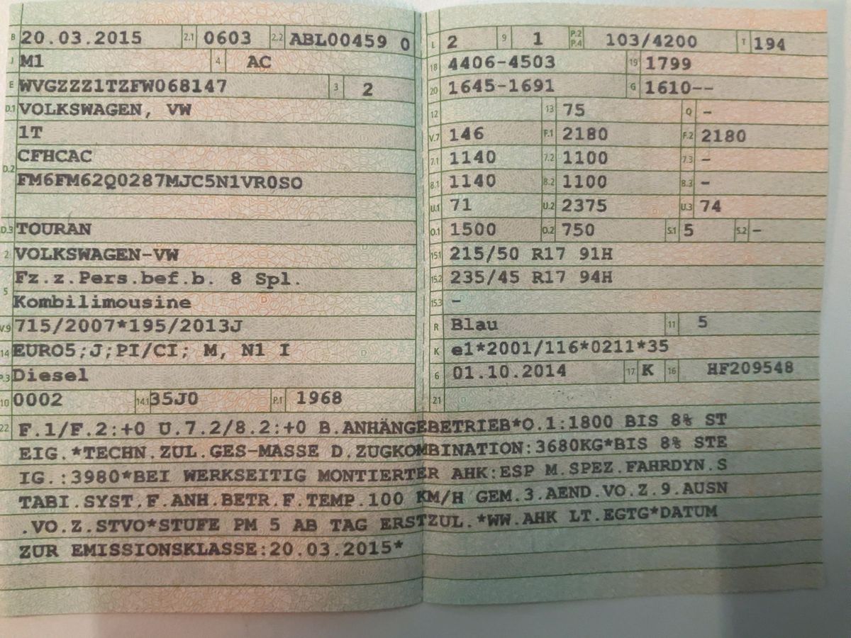 Volkswagen Touran d'occasion