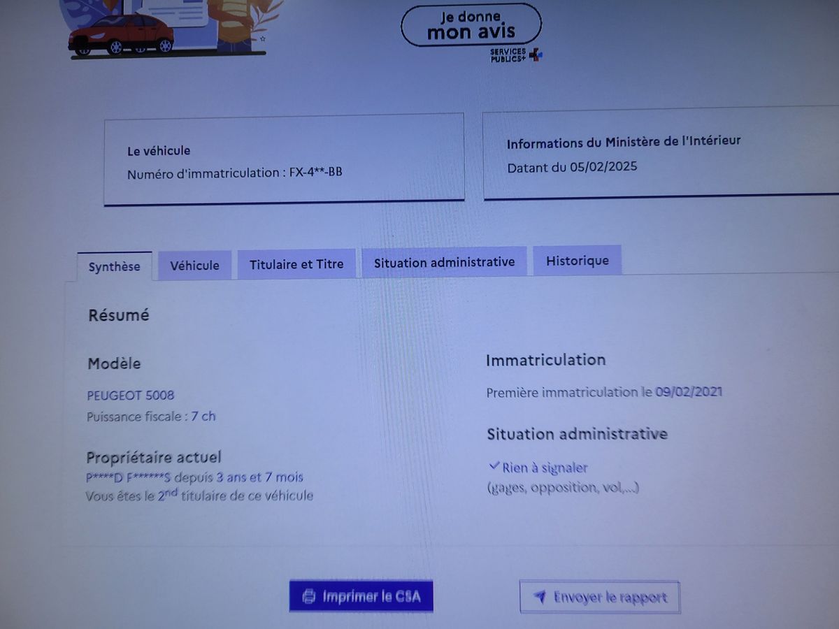 Peugeot 5008 d'occasion