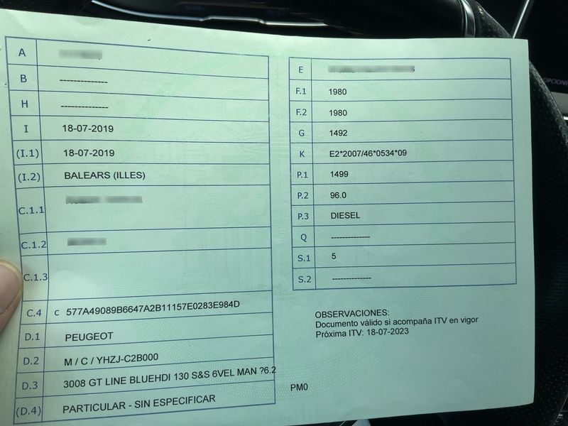 Peugeot 3008 1.5 Blue-HDi GT Line 2019 – снимка 20
